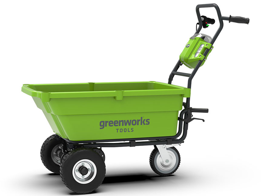 Xe đẩy làm vườn dùng pin Greenworks 40V G40GC (7400173)