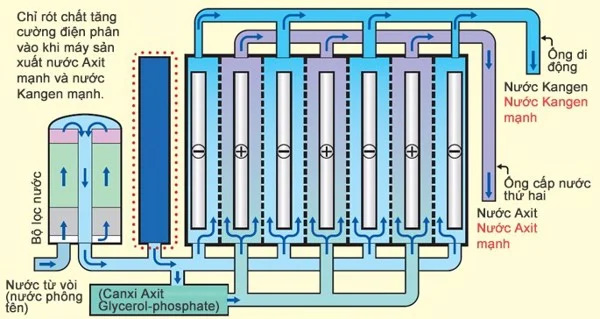 Máy lọc nước điện phân Kangen K8