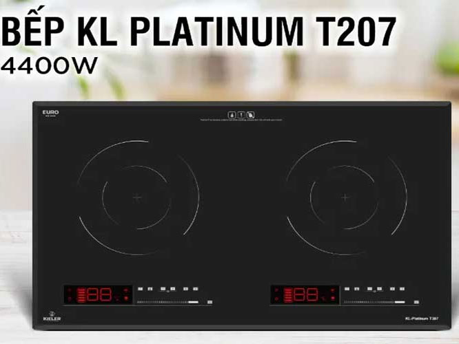 Bếp từ đôi Kieler KL Platium T207