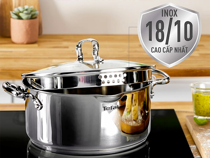 Nồi cấu tạo từ inox 