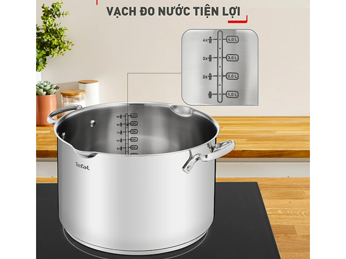 Nồi có vạch đo nước 