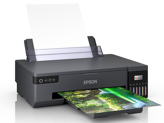 Máy in phun màu Epson L18050 sử dụng mực nhuộm 6 màu cùng độ phân giải cao lên đến 5.760 x 1.440 dpi