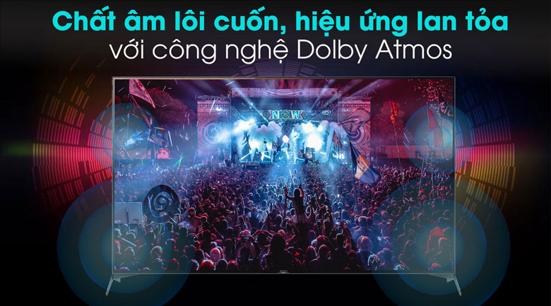 Tivi KD 55X9500H của Sony có âm thanh sống động