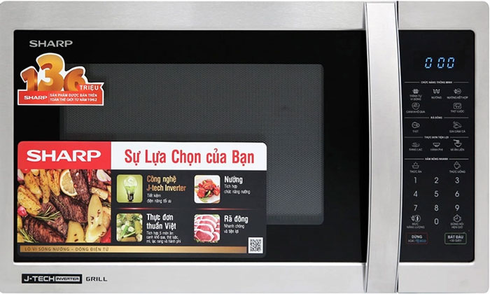 Hình ảnh lò vi sóng Sharp R G32XVN ST