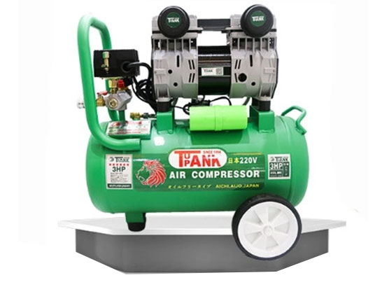 Máy nén khí không dầu giảm âm 1.5HP 12 lít Tupank TAK-12KD