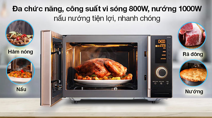 lò vi sóng Electrolux EMS2382GRI có đa dạng chức năng