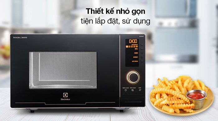 lò vi sóng Electrolux EMS2382GRI có thiết kế nhỏ gọn