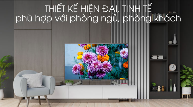 tivi Sony KDL 43W660G có thiết kế hiện đại