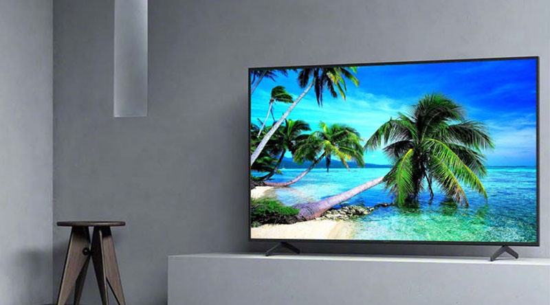 tivi Sony 55X8050H có kiểu dáng tinh tế