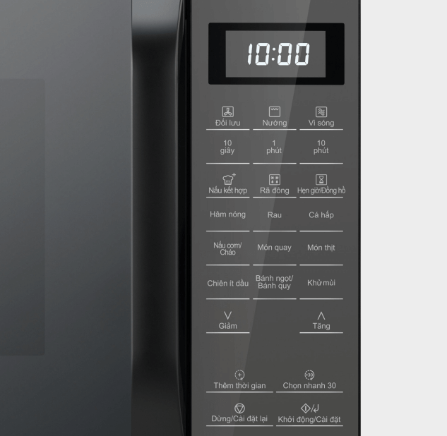lò vi sóng có nướng Panasonic NN CT66MBYUE có bảng điều khiển điện tử