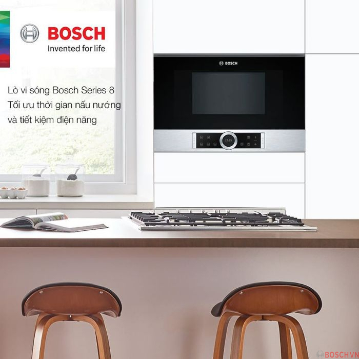 Bán lò vi sóng Bosch BFL634GS1B tiết kiệm điện năng hiệu quả