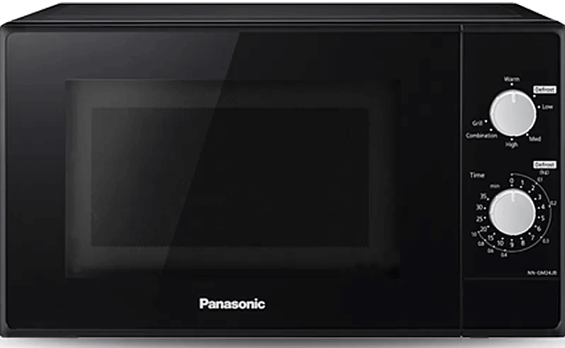 Lò vi sóng Panasonic NN GM24JBYUE 20 lít có cửa kính giúp tiện quan sát thực phẩm bên trong