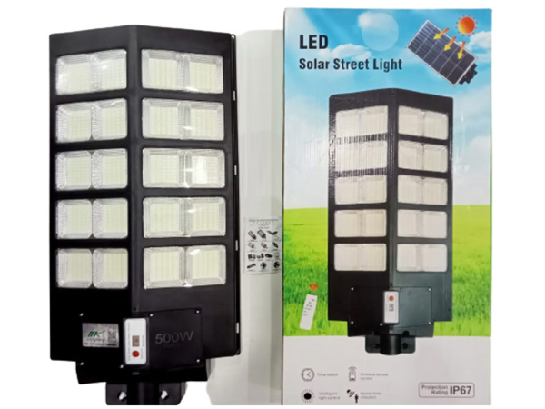 Đèn đường liền thể đôi năng lượng mặt trời MK-662500 (500W)