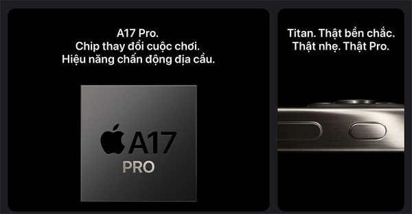 Cấu hình iPhone 15 Pro Max