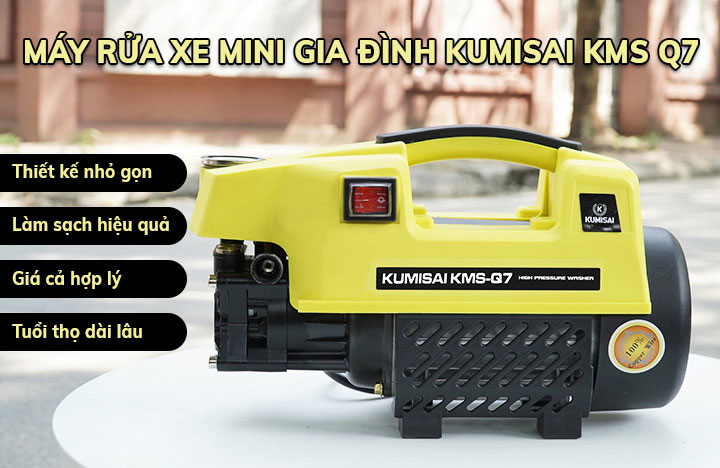 Máy rửa xe gia đình Kumisai KMS-Q7