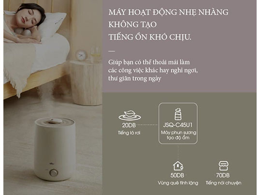 Máy phun sương tạo ẩm Bear JSQ-C45U1