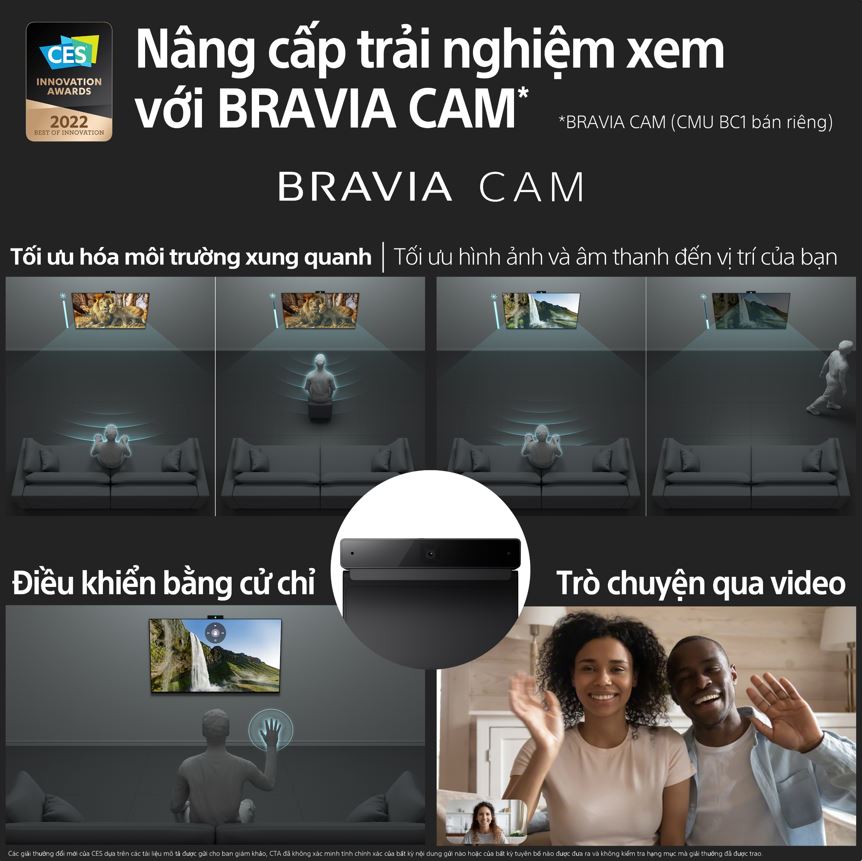 BRAVIA CAM tương thích với tivi Sony 85X95K