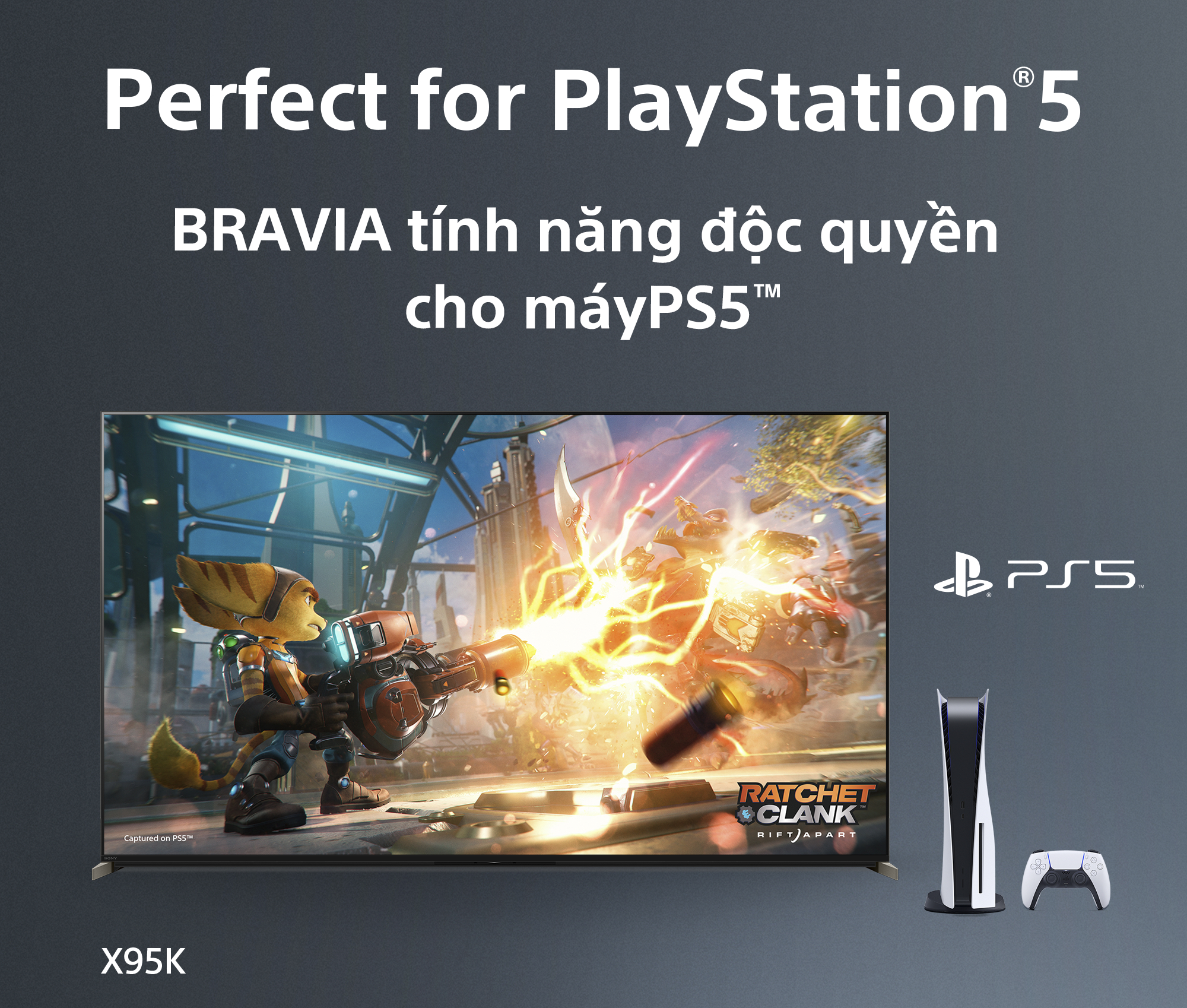 Trải nghiệm game cực đỉnh nhờ chế độ game chuyên biệt trên tivi Sony XR-85X95K 