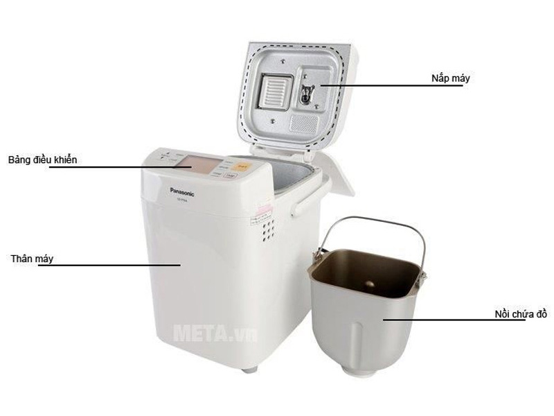 Máy làm bánh mỳ Panasonic SD-P104WRA