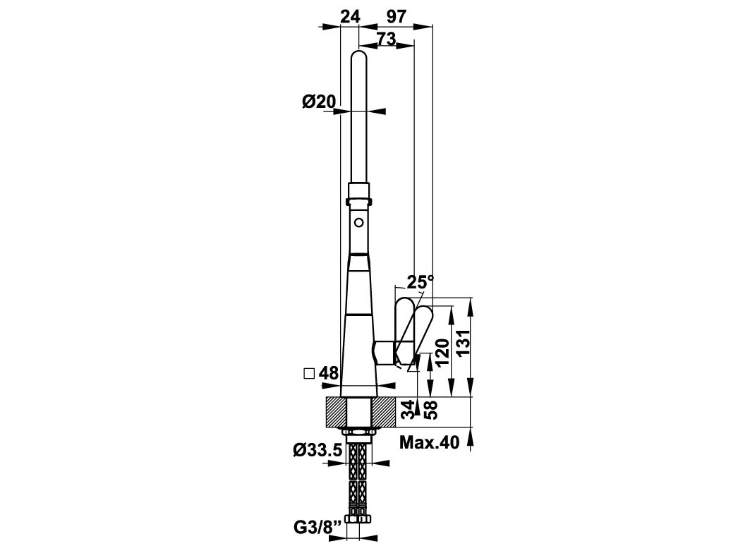 Hafele Hydros HT20-CH1F187