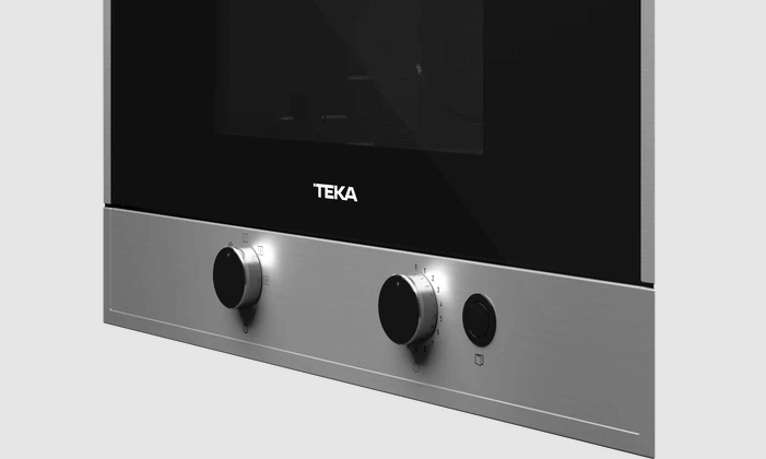 Lò vi sóng cơ Teka MS622 BI 22 lít được trang bị bảng điều khiển cơ với 2 núm vặn 
