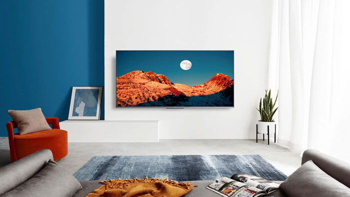 Android tivi TCL 4K 43 inch 43P725 có thiết kế hiện đại, tinh tế