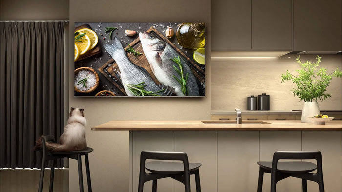 Google tivi TCL 4K 55 inch 55P737 có thiết kế hiện đại