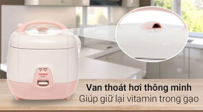 nồi Cuckoo 0632 có van thoát hơi nước thông minh