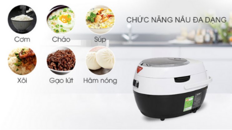 Nồi cơm điện tử Cuckoo CR-1010F có nhiều chương trình nấu đa dạng