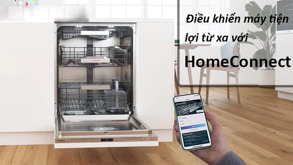 Máy rửa bát âm tủ Bosch SMV4HVX31E hiện đại