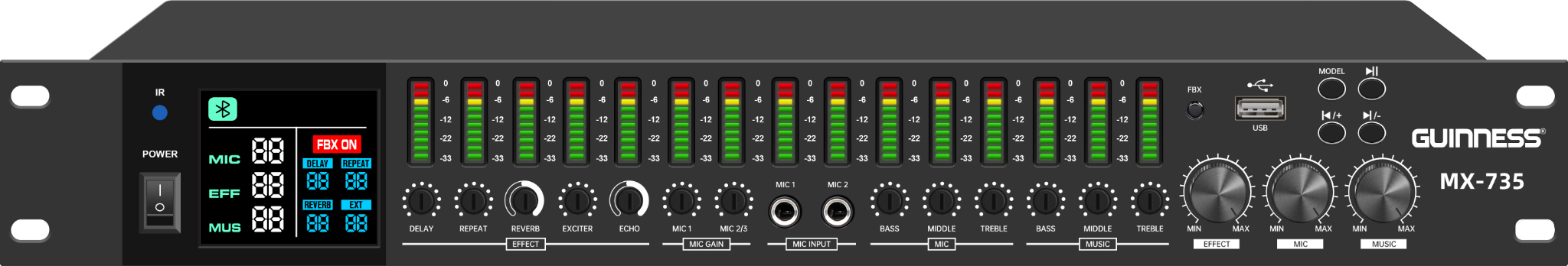 Mixer cơ Guinness MX-735 