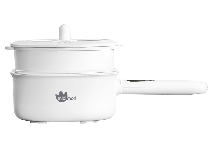 Nồi lẩu điện đa năng Midimori MDMR-569 (750W) kèm xửng hấp