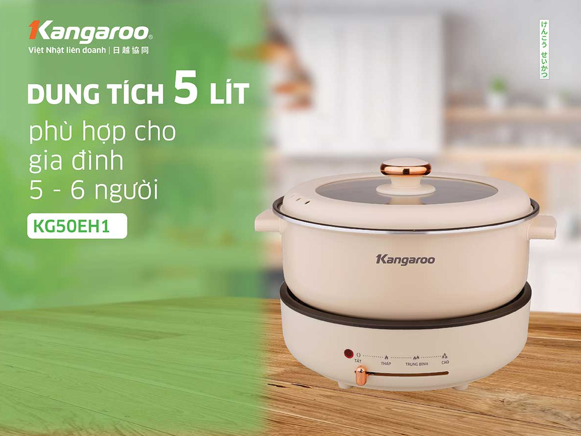 Nồi lẩu điện Kangaroo KG50EH1