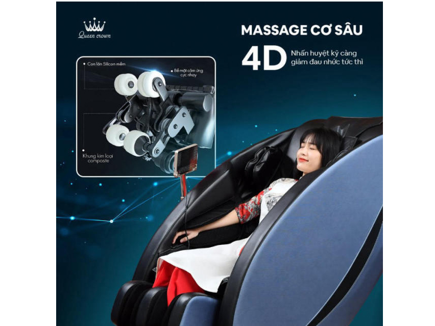 Ghế massage Queen Crown QC7 Plus