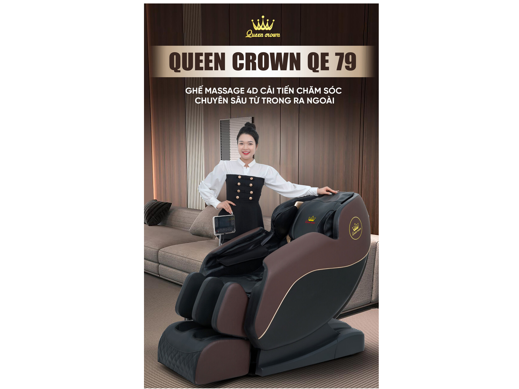 Ghế massage Queen Crown QE79