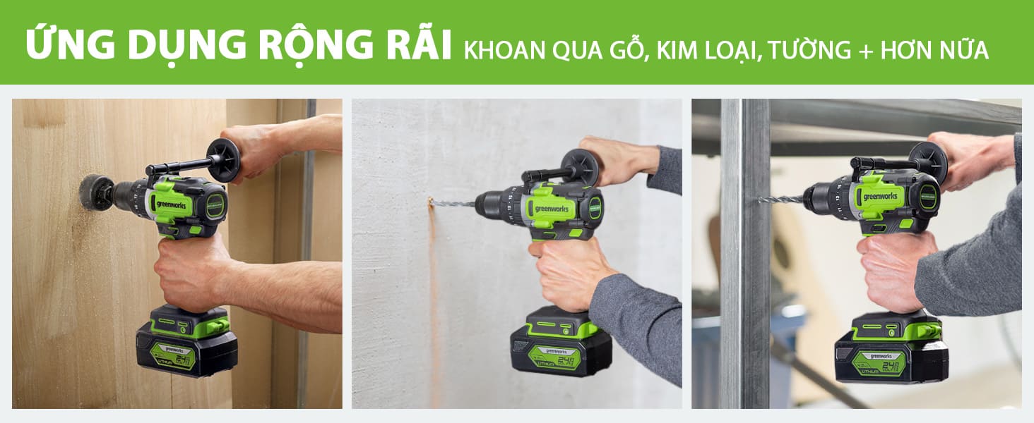 Máy khoan búa 3 chức năng 