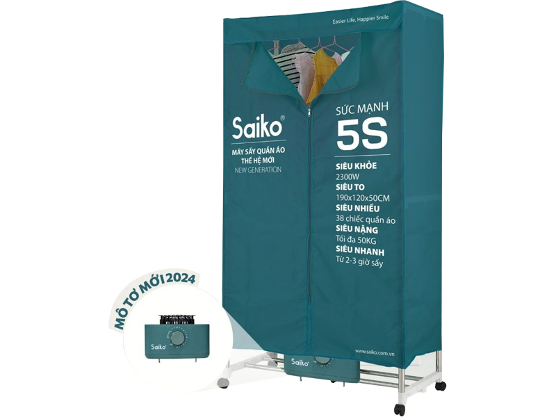 Tủ sấy quần áo Saiko CD-2300 (2300W - 50kg)