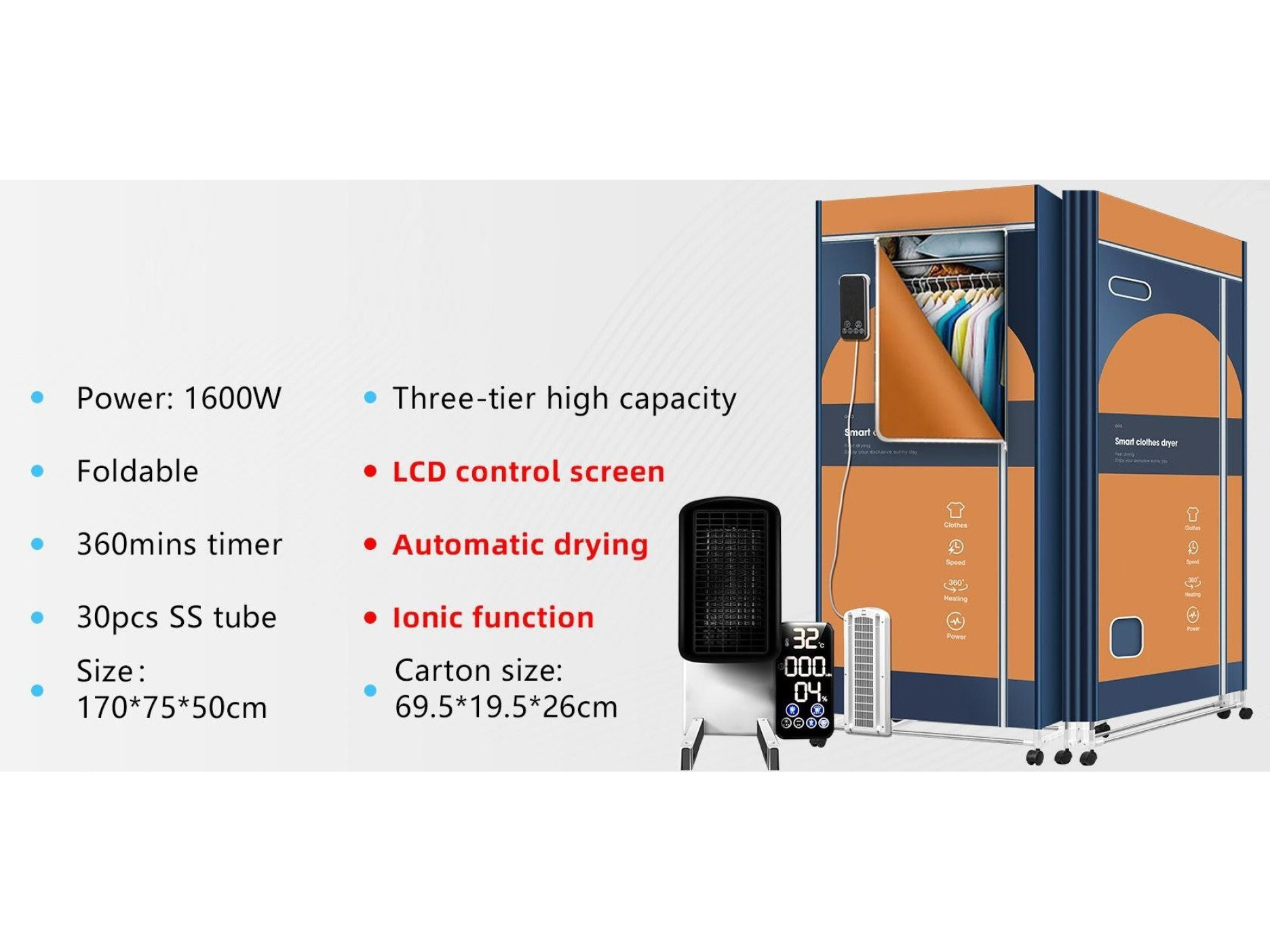 Máy sấy quần áo Sanaky SNK-MS3