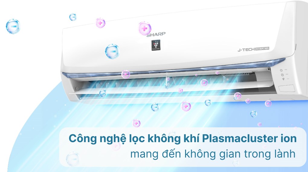 Máy lạnh 1 chiều Sharp AH-XP13BSW có lọc không khí