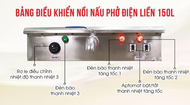 Nồi nấu phở 150 lít 