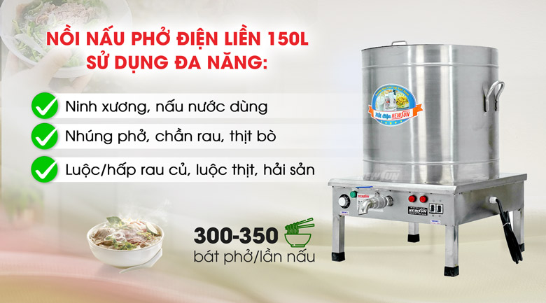 Nồi nấu phở đa năng