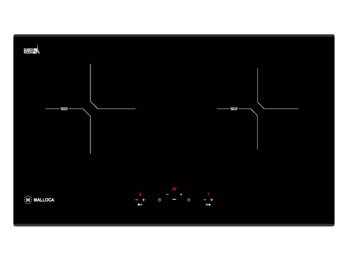 Bếp từ 2 vùng nấu lắp âm Malloca MH-02I N