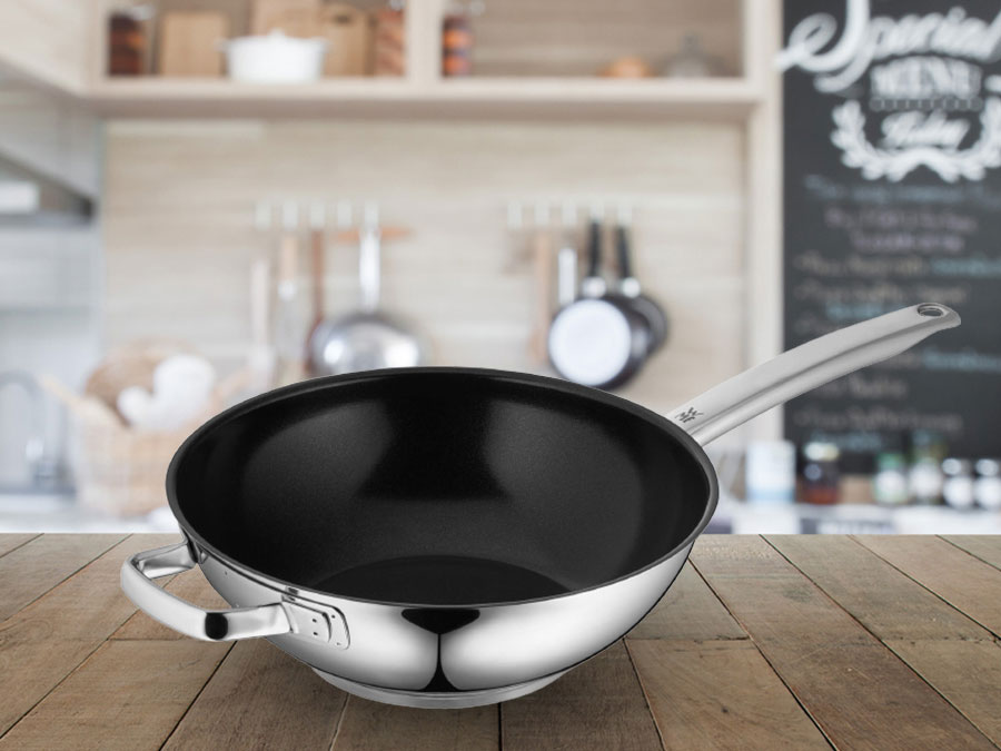 Chảo chống dính sâu lòng WMF Durado Wok Pan 28cm 0748486021