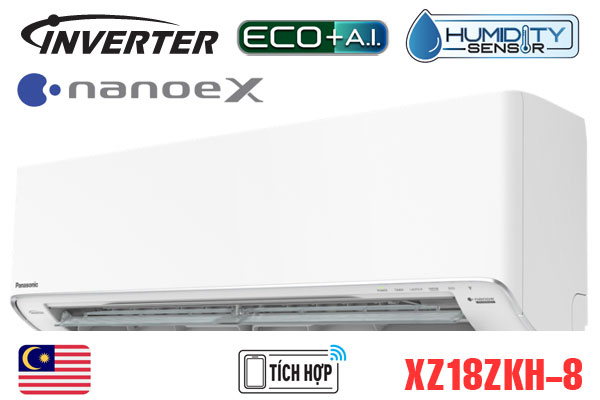 Điều hòa Panasonic 2 chiều inverter 18.000 BTU XZ18ZKH-8