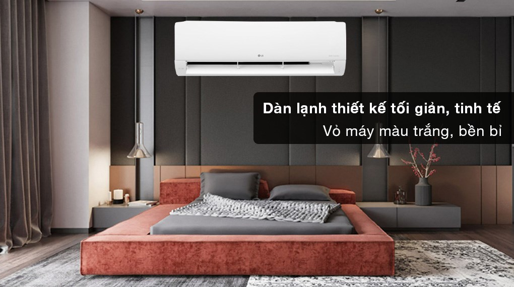 Máy lạnh LG Inverter 2HP V18WIN1 có thiết kế tối giản nhưng tinh tế