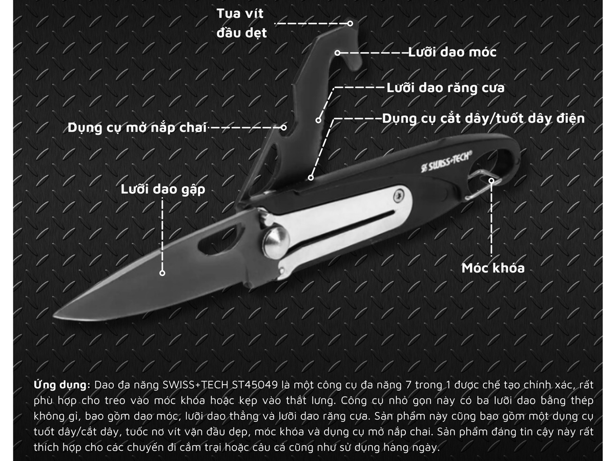 Dao đa năng 7 trong 1 Swiss+Tech ST45049