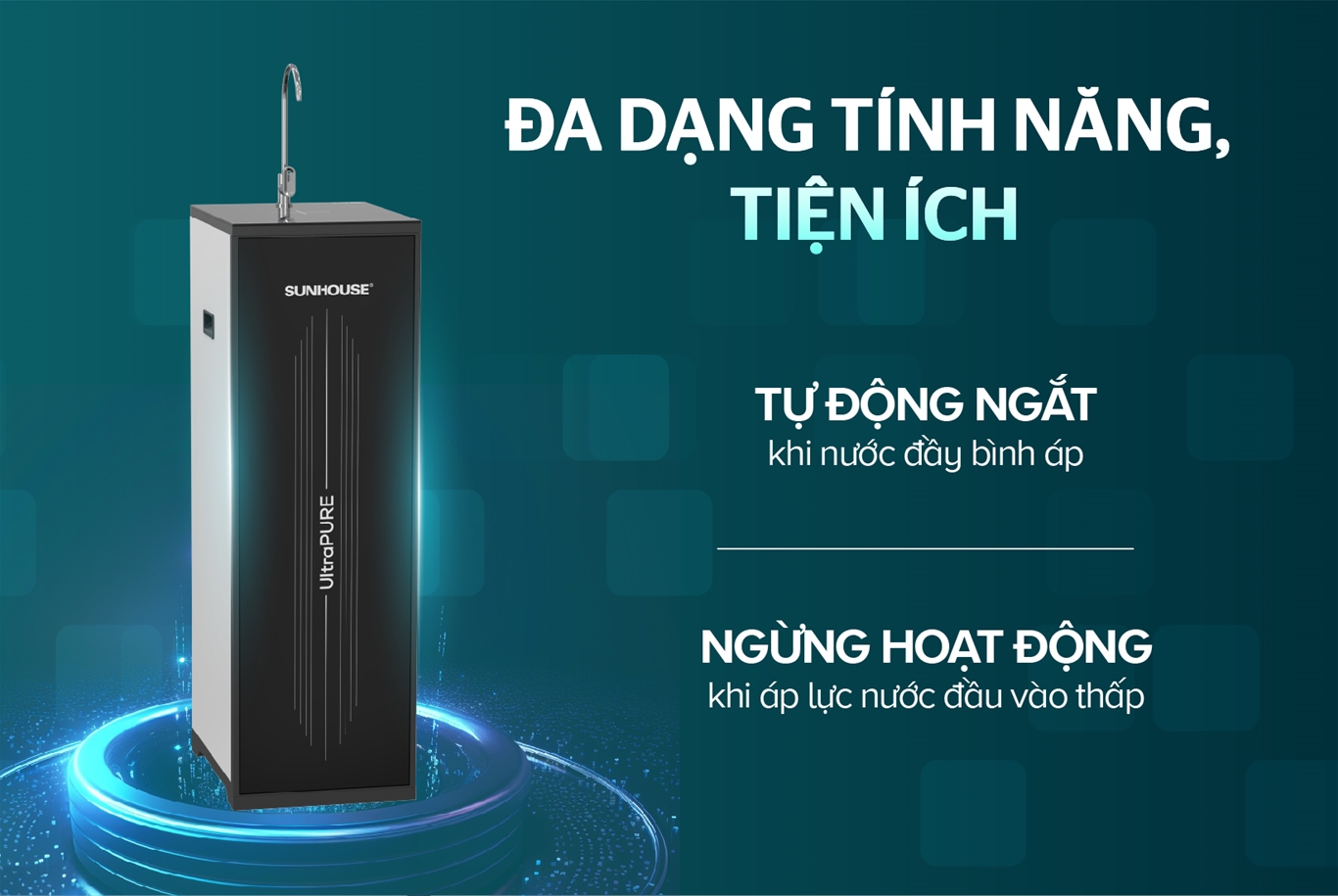 Máy lọc nước RO UltraPURE Sunhouse 10 lõi SHA8692K