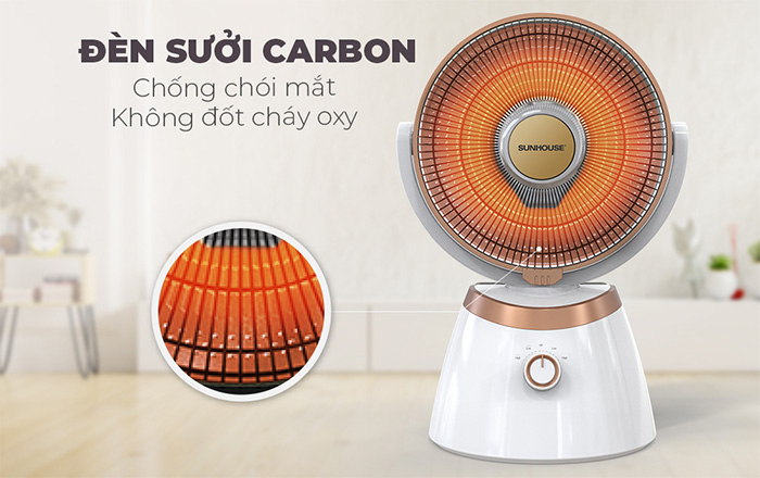 Quạt không gây chói mắt, không gây khô da