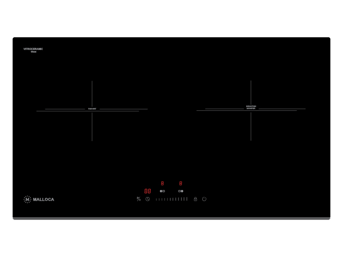 Bếp điện từ kính âm Malloca MH-732 IRN