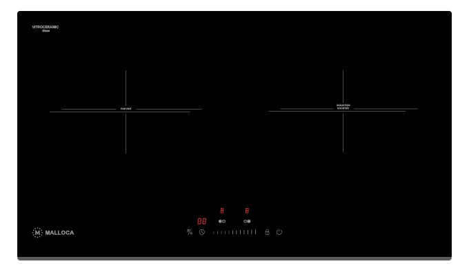 Bếp điện từ kính âm Malloca MH-732 IRN